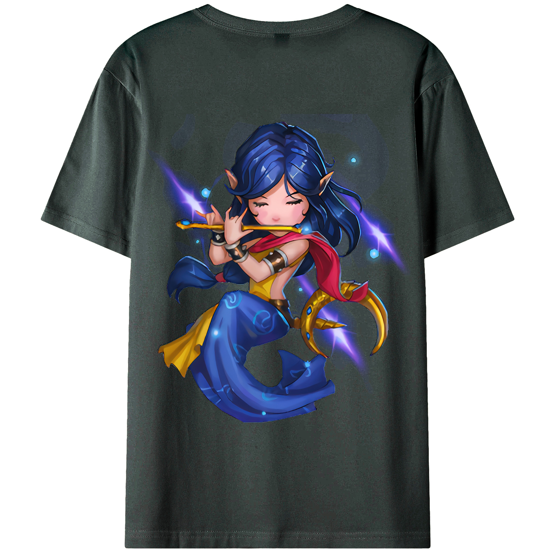 （画像用） リーグ・オブ・レジェンド League of Legends LOL 綿100％ メンズ半袖Tシャツ（バックプリント） 通気性